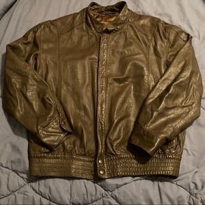 Vintage Italian Leather Jacket 1980s